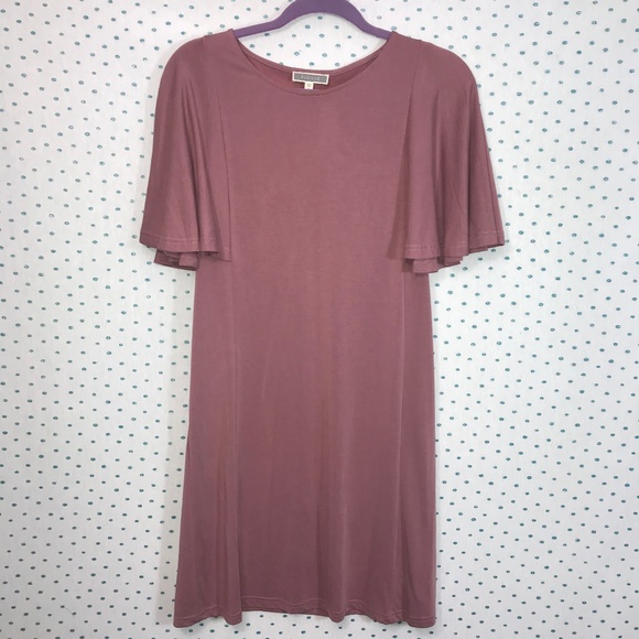 Pleione Dresses & Skirts - NWT Pleione Dusty Rose Butterfly Sleeve Dress